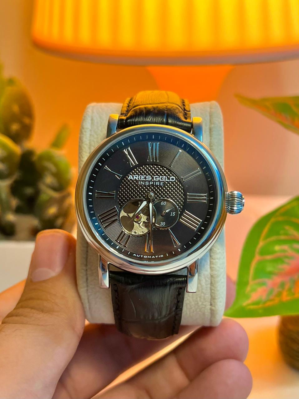 Aries gold G 902 Men Automatic / Black strap