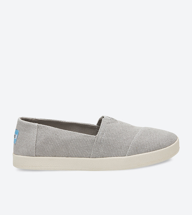 Toms Avalon Round Toe Stylish Espadrille - Grey