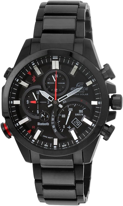 Casio Edifice EQB-500DC-1A Men Black stainless steel(aeroplane & blutooth) tough solar