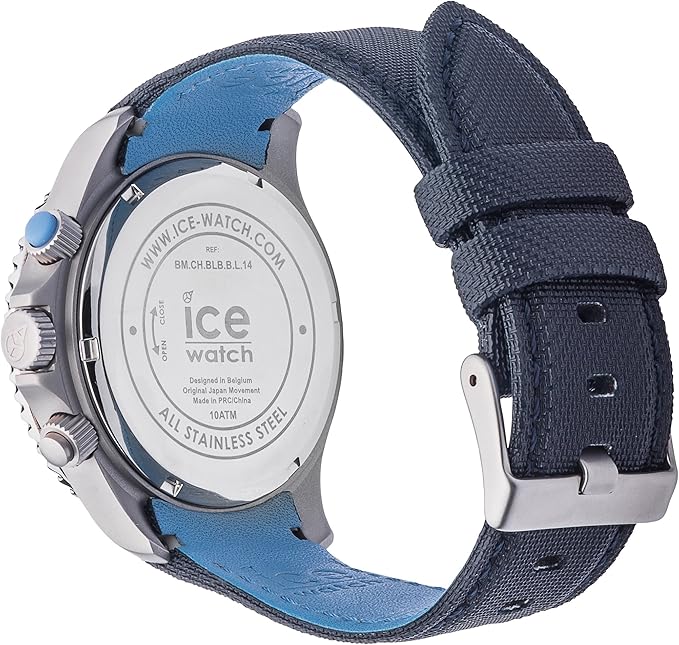 Ice watch BMW BM.CH.BLB.B.L.14 Men Blue Lether Strap