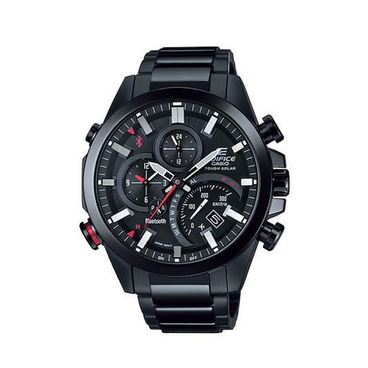 Casio Edifice EQB-500DC-1A Men Black stainless steel(aeroplane & blutooth) tough solar