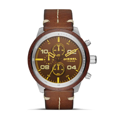 Diesel DZ4440 Men Brown Leather Strap