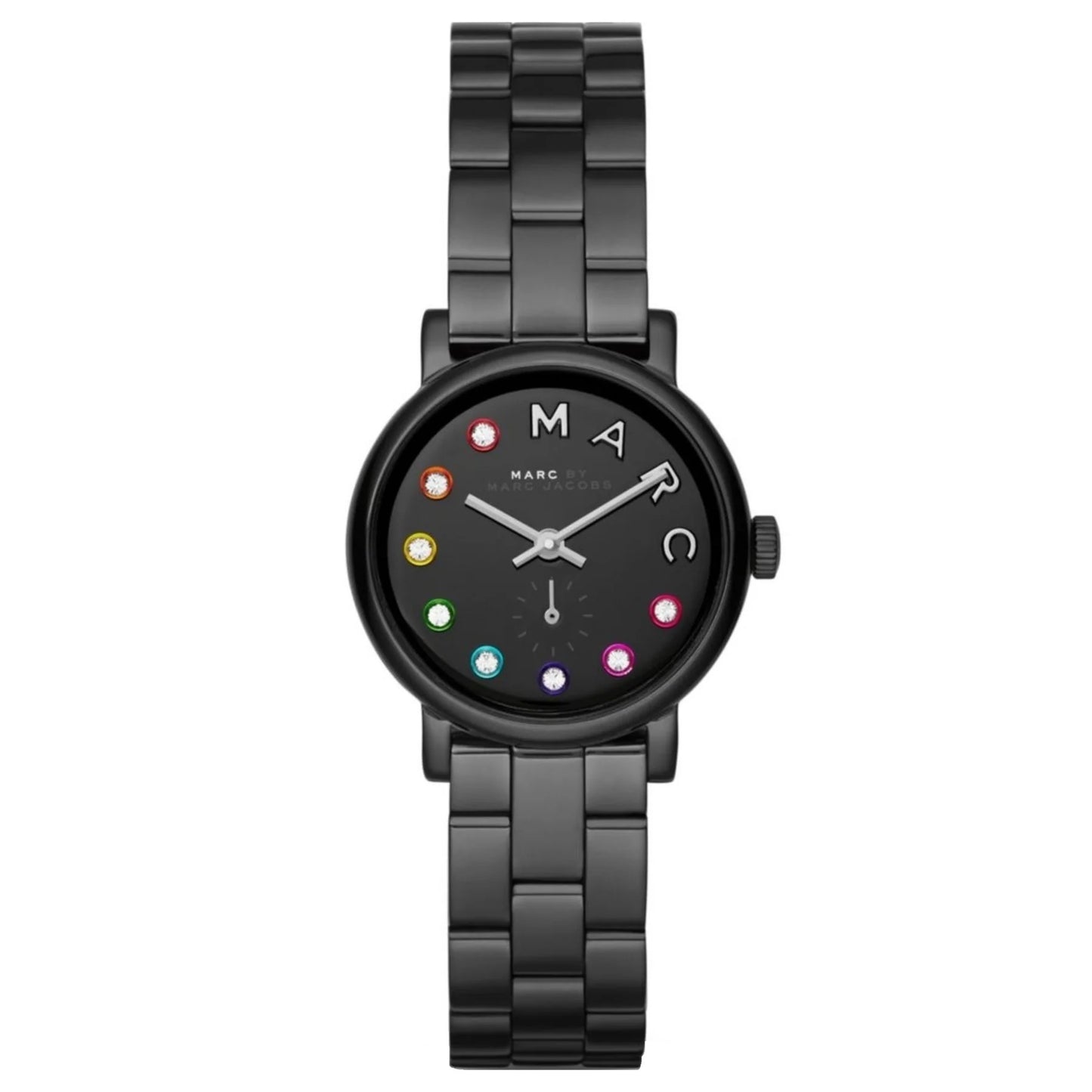 Marc by Marc Jacobs Baker Black Ion-plated Ladies/Steel Watch