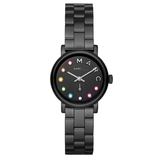 Marc by Marc Jacobs Baker Black Ion-plated Ladies/Steel Watch