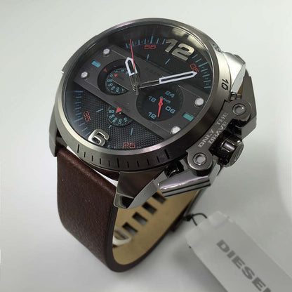 Diesel DZ4387 Men Brown Leather Strap