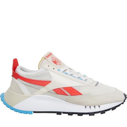 Reebok Men's Classic Leather Legacy Running Shoes Alabaster/Chalk/Laser Red