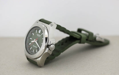 Victorinox 241683 Green Silicone Rubber Strap Men