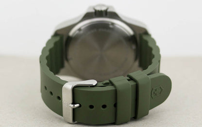 Victorinox 241683 Green Silicone Rubber Strap Men