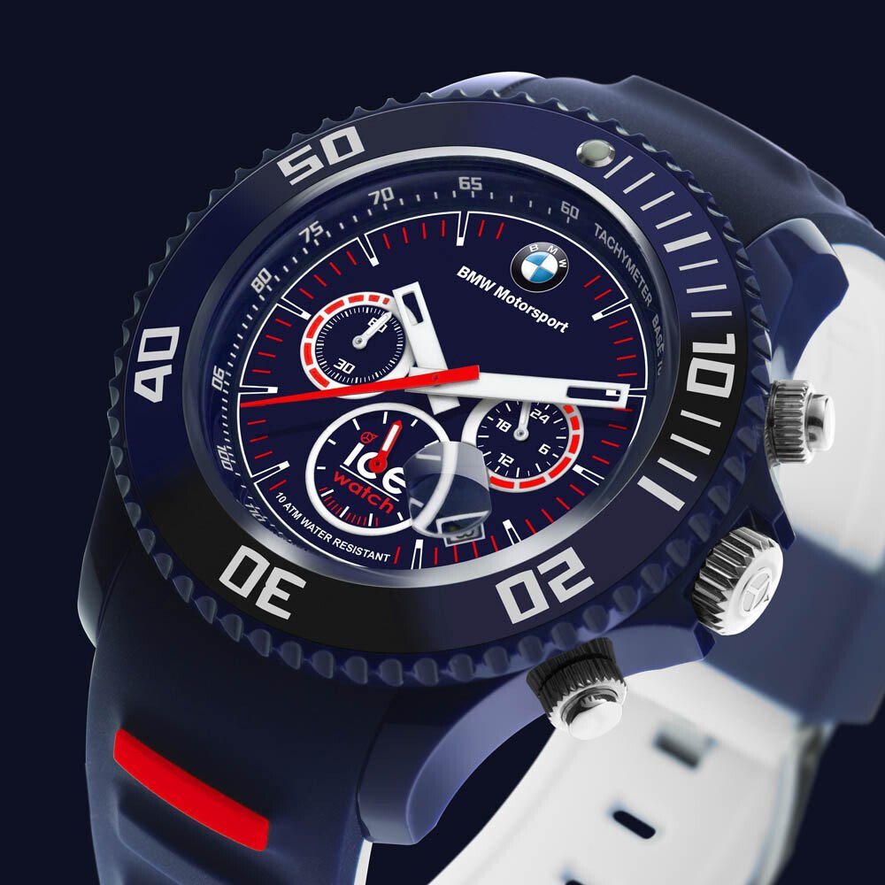 Ice watch BMW BM.CH.DBE.B.S.13 Men Blue silicone rubber